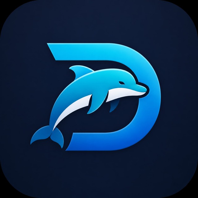 Логотип Delfinia